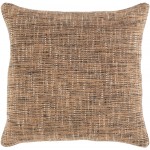 Surya Pluto Light Beige Pillow Shell With Down Insert 22"H X 22"W