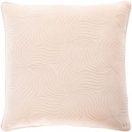 Surya Qcv-006 Dusty Pink Pillow Shell With Down Insert 18"H X 18"W