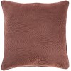 Surya Qcv-009 Burgundy Pillow Shell With Polyester Insert 20"H X 20"W