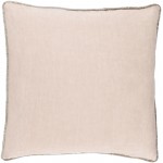 Surya Sasha Mauve Pillow Shell With Polyester Insert 22"H X 22"W