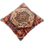 Surya Savona Sva-006 Burnt Orange Pillow Shell With Down Insert 27"H X 27"W