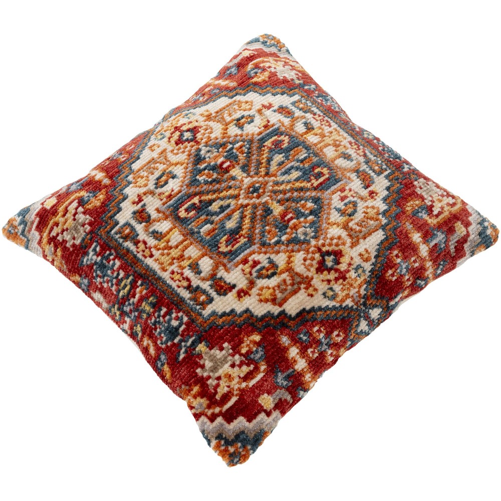 Surya Savona Sva-006 Burnt Orange Pillow Shell With Down Insert 27"H X 27"W Surya Savona Sva-006 Burnt Orange Pillow Shell With Down Insert 27"H X 27"W