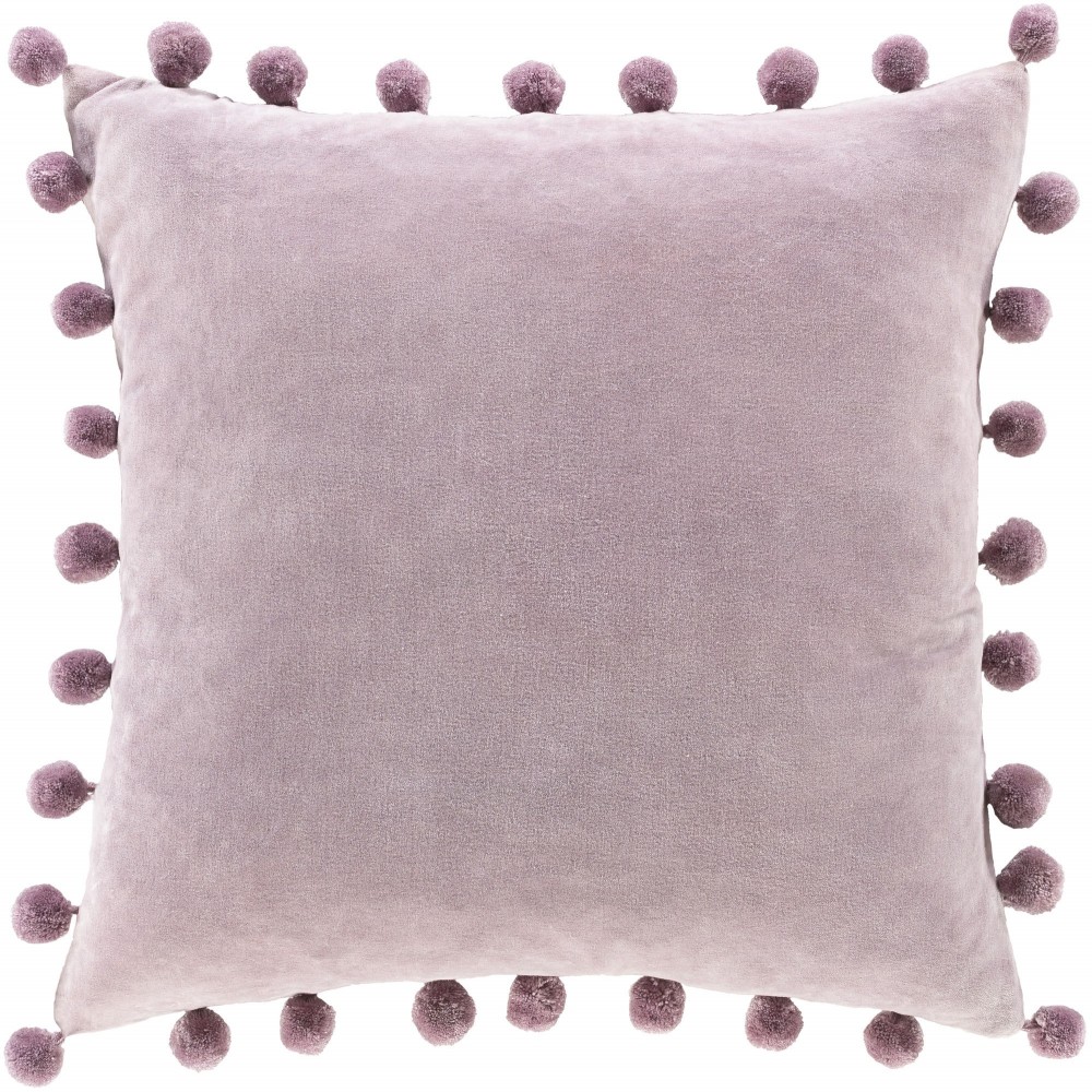 Surya Serengeti Lavender Pillow Shell With Polyester Insert 18"H X 18"W