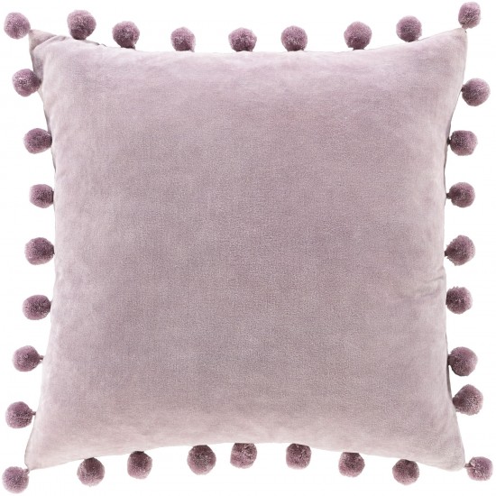 Surya Serengeti Lavender Pillow Shell With Down Insert 20"H X 20"W