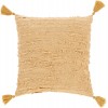 Surya Sereno Brown Pillow Shell With Down Insert 22"H X 22"W