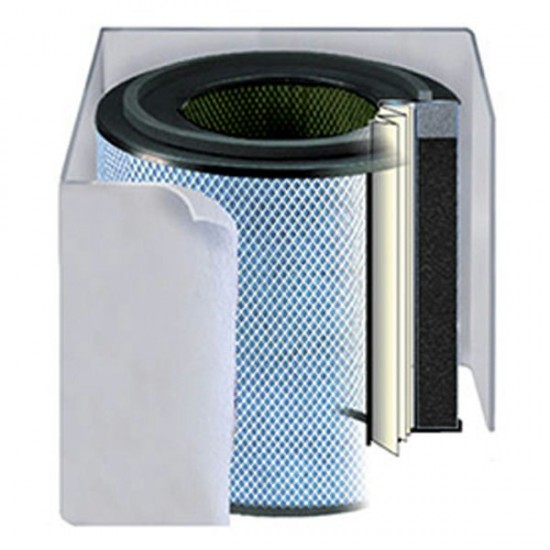 Standard Replacement Filter With White Prefilter for Bedroom Machine