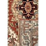 Pasargad Home Serapi Collection Hand-Knotted Rust Wool Area Rug - 2'7" X 7'11"