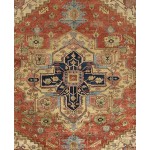 Pasargad Home Serapi Collection Hand-Knotted Rust Wool Area Rug - 7'11" X 9'11"