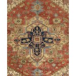 Pasargad Home Serapi Collection Hand-Knotted Rust Wool Area Rug - 2'0" X 3'0"
