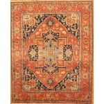 Pasargad Home Serapi Collection Hand-Knotted Rust Wool Area Rug - 8'2" X 10'0"