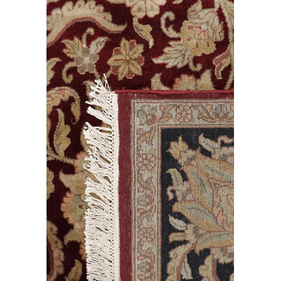 Pasargad Home Agra Collection Red Lamb's Wool Area Rug - 10'3" X 18'4"