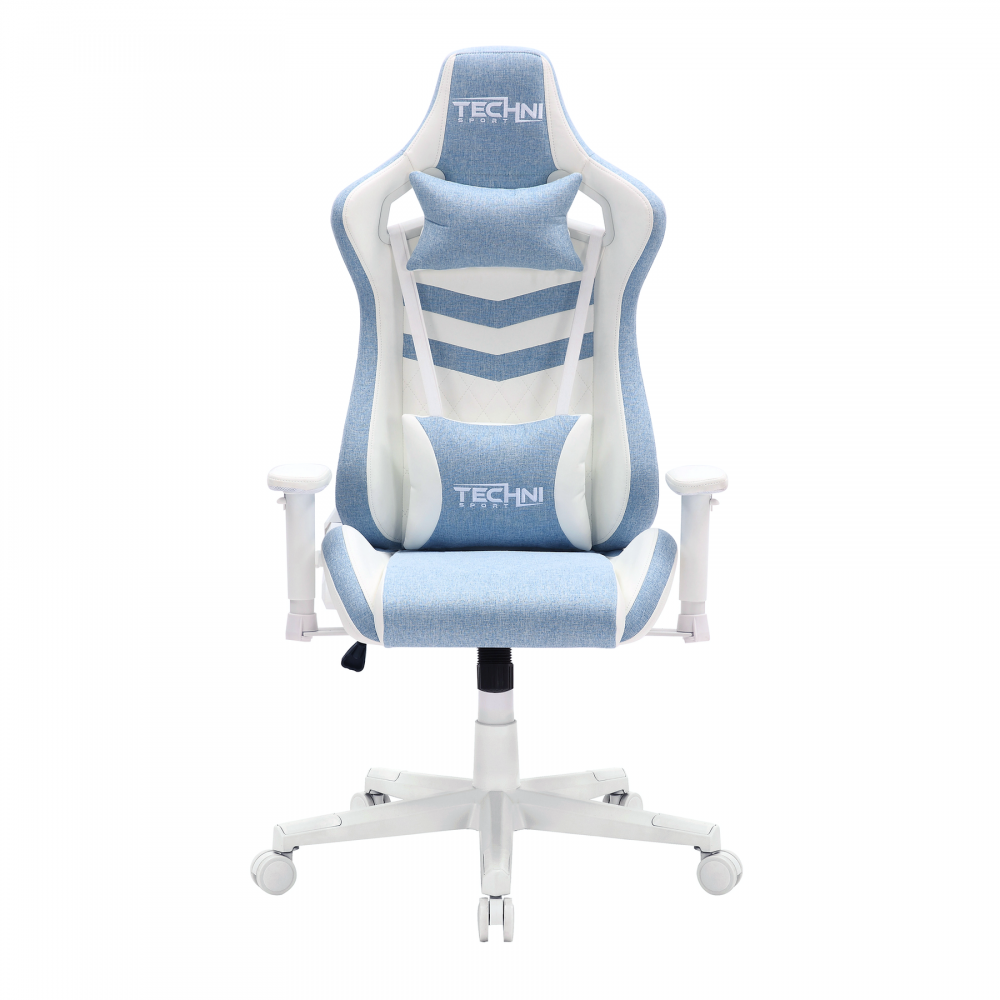Techni Sport TS86 Ergonomic Pastel Gaming Chair, Blue