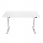 Techni Mobili Adjustable Sit to Stand Desk, White