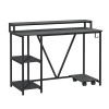 Techni Mobili Industrial Black Writing Desk