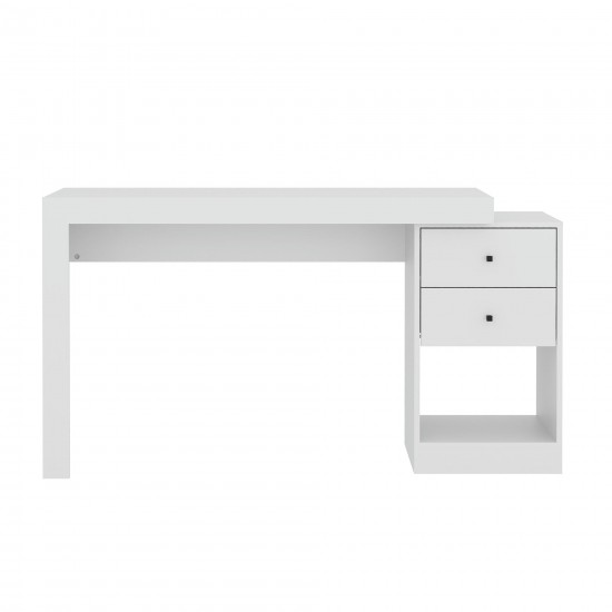 Techni Mobili Expandable Home Office Desk, White