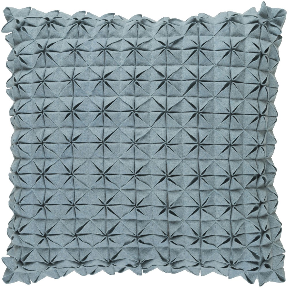 Surya Structure Dusty Sage Pillow Shell With Polyester Insert 20"H X 20"W