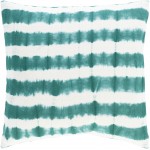 Surya Suji Teal Pillow Shell With Polyester Insert 20"H X 20"W