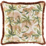 Surya Tanzania Tzn-005 Burnt Orange Pillow Shell With Down Insert 22"H X 22"W