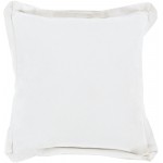 Surya Triple Flange Coral Pillow Shell With Down Insert 18"H X 18"W