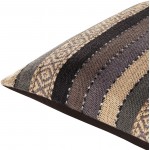 Surya Ulla Ull-001 Beige Pillow Shell With Polyester Insert 18"H X 18"W