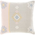 Surya Zakaria Saffron Pillow Shell With Down Insert 20"H X 20"W