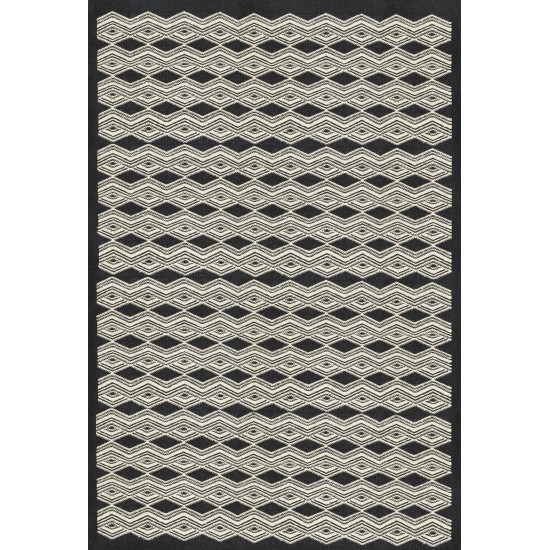 Surya Agostina Black Rug 2' X 3'