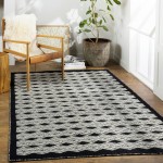 Surya Agostina Black Rug 2' X 3'