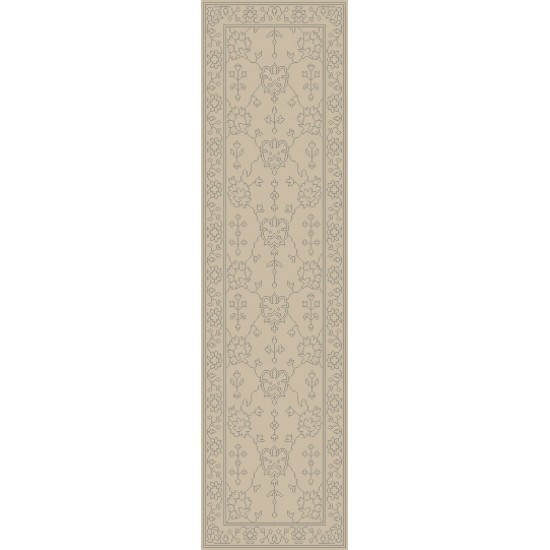 Surya Ainsley Taupe Rug 2'6" X 8'