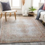 Surya Aisha Burnt Orange Rug 2'7" X 7'7"