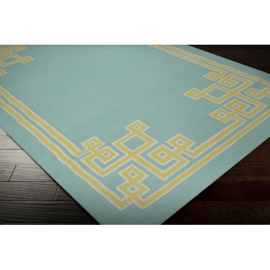 Surya Alameda Aqua Rug 2'6" X 8'