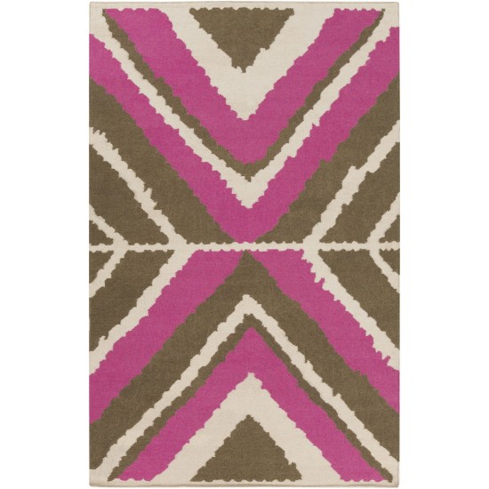 Surya Alameda Fuchsia Rug 5' X 8'