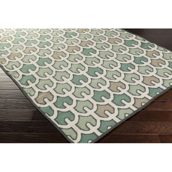 Surya Alameda Dark Green Rug 5' X 8'