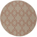 Surya Alfresco Light Brown Rug 5'3" Round
