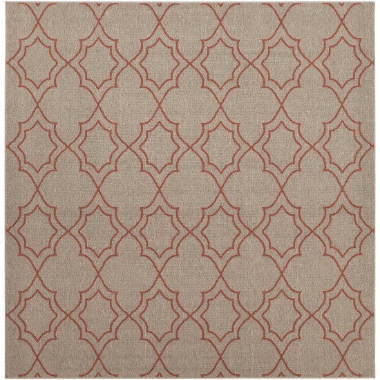 Surya Alfresco Light Brown Rug 8'10" Square