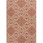 Surya Alfresco Alf-9636 Brick Red Rug 8'10" X 12'10"