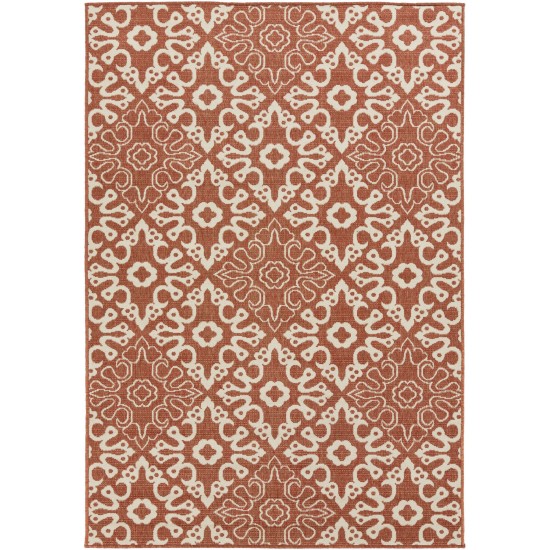 Surya Alfresco Alf-9636 Brick Red Rug 8'10" X 12'10"