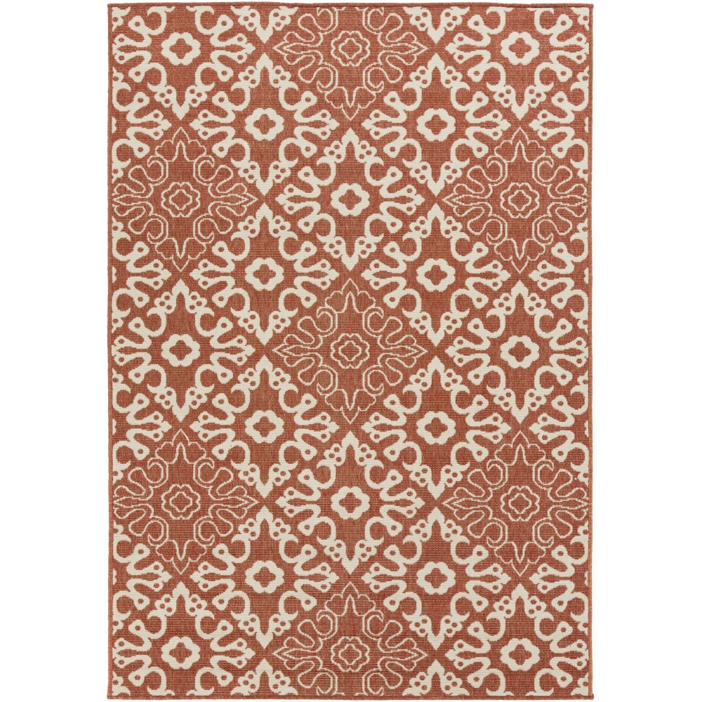 Surya Alfresco Alf-9636 Brick Red Rug 8'10" X 12'10"