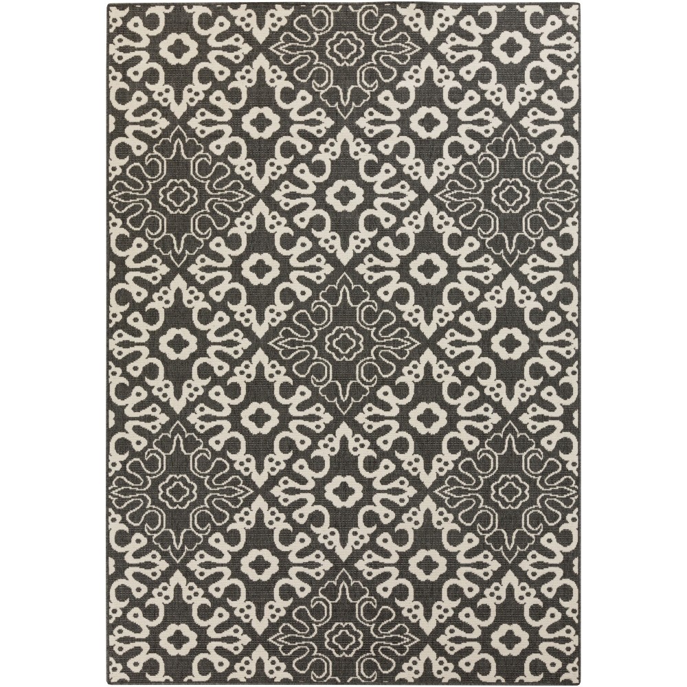 Surya Alfresco Black Rug 8'10" X 12'10"