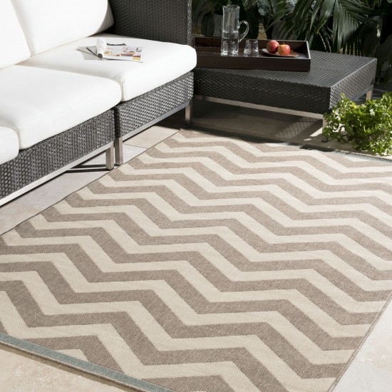 Surya Alfresco Alf-9645 Light Brown Rug 8'10" Round