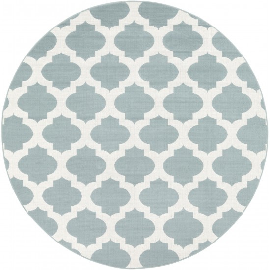 Surya Alfresco Pale Blue Rug 8'10" Round