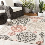 Surya Alfresco Beige Rug 2'5" X 7'10"