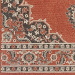 Surya Alfresco Brick Red Rug 7'3" X 10'6"