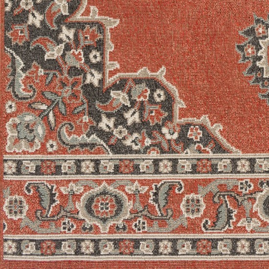 Surya Alfresco Alf-9672 Brick Red Rug 8'10" X 12'10"
