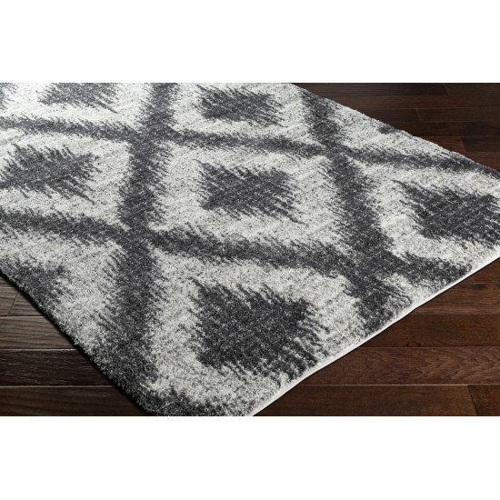 Surya Aliyah Shag Light Gray Rug 5'3" X 7'3"