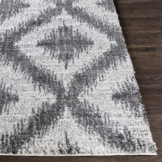 Surya Aliyah Shag Light Gray Rug 5'3" X 7'3"