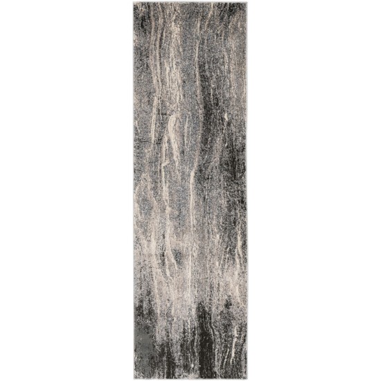 Surya Amadeo Charcoal Rug 2'4" X 7'10"