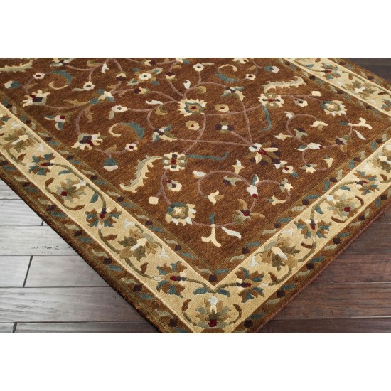 Surya Anastacia Brown Rug 2'6" X 10'