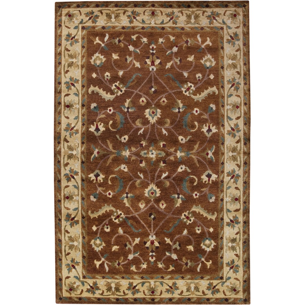 Surya Anastacia Brown Rug 5' X 8'