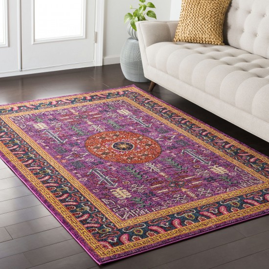 Surya Anika Purple Rug 2' X 2'11"