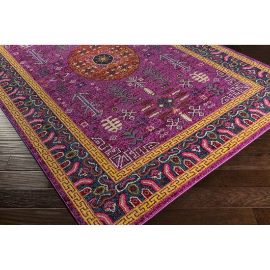 Surya Anika Purple Rug 2' X 2'11"